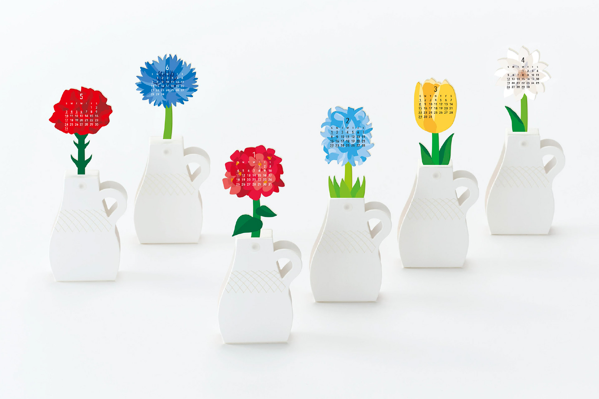 おしゃれな卓上フラワーカレンダー2026年版