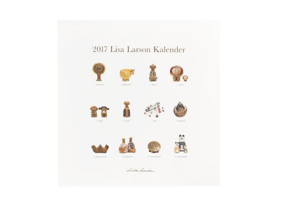 おしゃれなリサ・ラーソンの「陶器」カレンダー2017年版