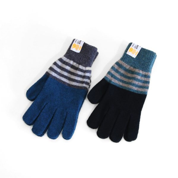 スコットランドらしい伝統的な色柄の、おしゃれなニット手袋