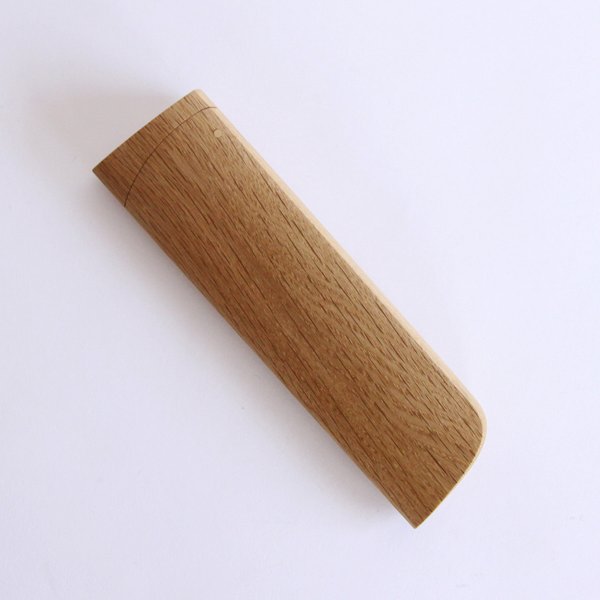 おしゃれな流線型の木製ペンケース