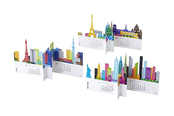 世界の都市をモチーフにした おしゃれな卓上カレンダー2021年版 おしゃれ雑貨マガジン