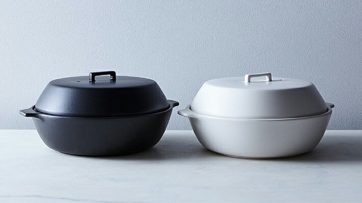 蒸す、炊く、煮るが自由に楽しめる、モダンなデザインのおしゃれなIH対応の土鍋