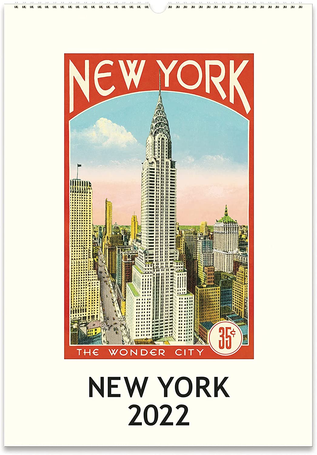 クラシカルで洗練されたニューヨークのイラストを鑑賞できる おしゃれな壁掛けカレンダー22年版 おしゃれ雑貨マガジン