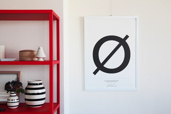 お部屋の雰囲気をガラっと変えてくれる、おしゃれなデンマークのポスター