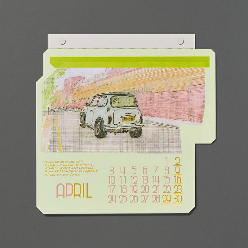 まるで世界旅⾏のように日常⾵景を切り取った、おしゃれな壁掛けカレンダー2023年版