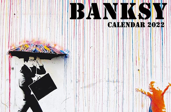 芸術家バンクシーの作品を凝縮した、おすすめの壁掛けカレンダー2022年版