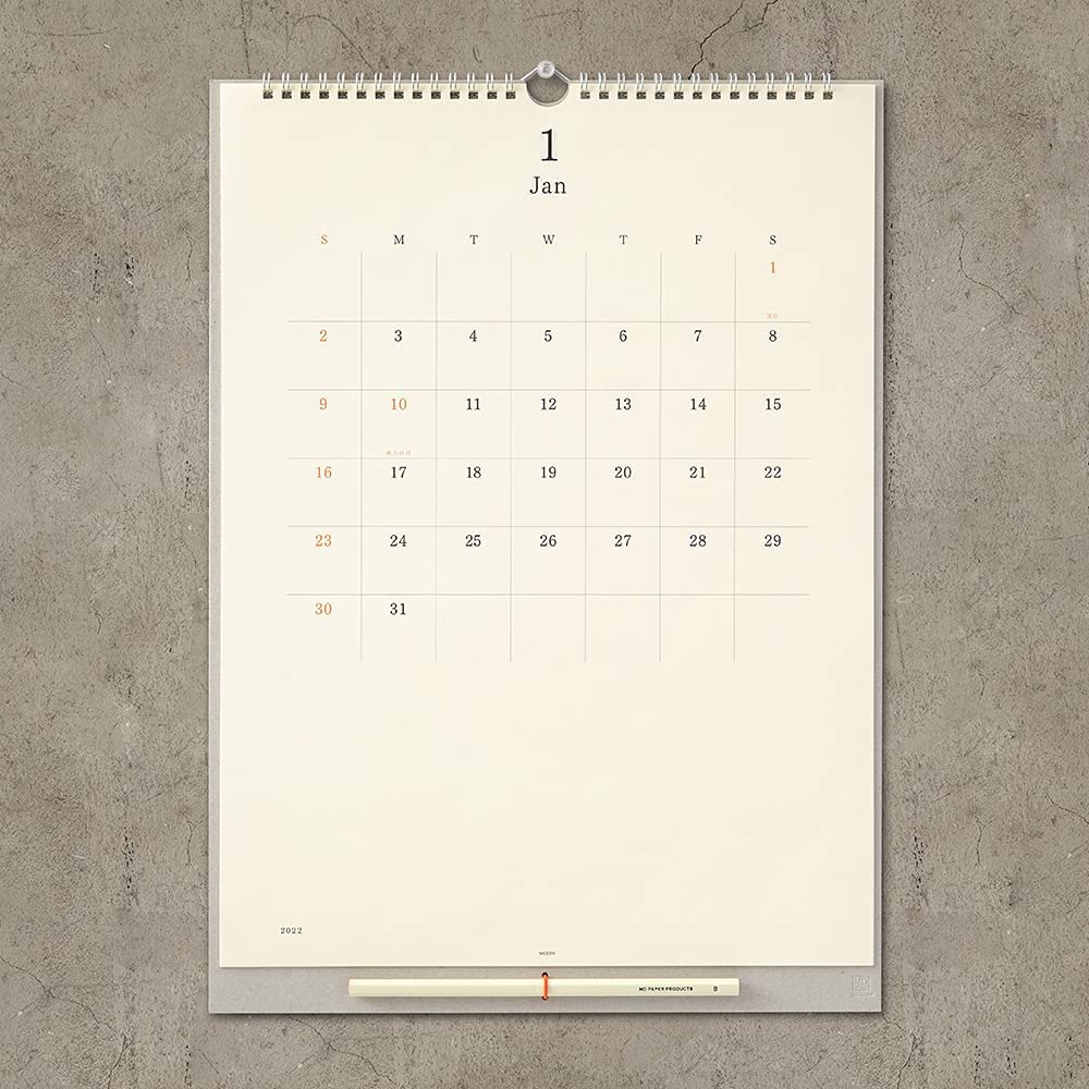 「余白」を愉しむ、ミニマムなデザインのおしゃれなカレンダー2023年版
