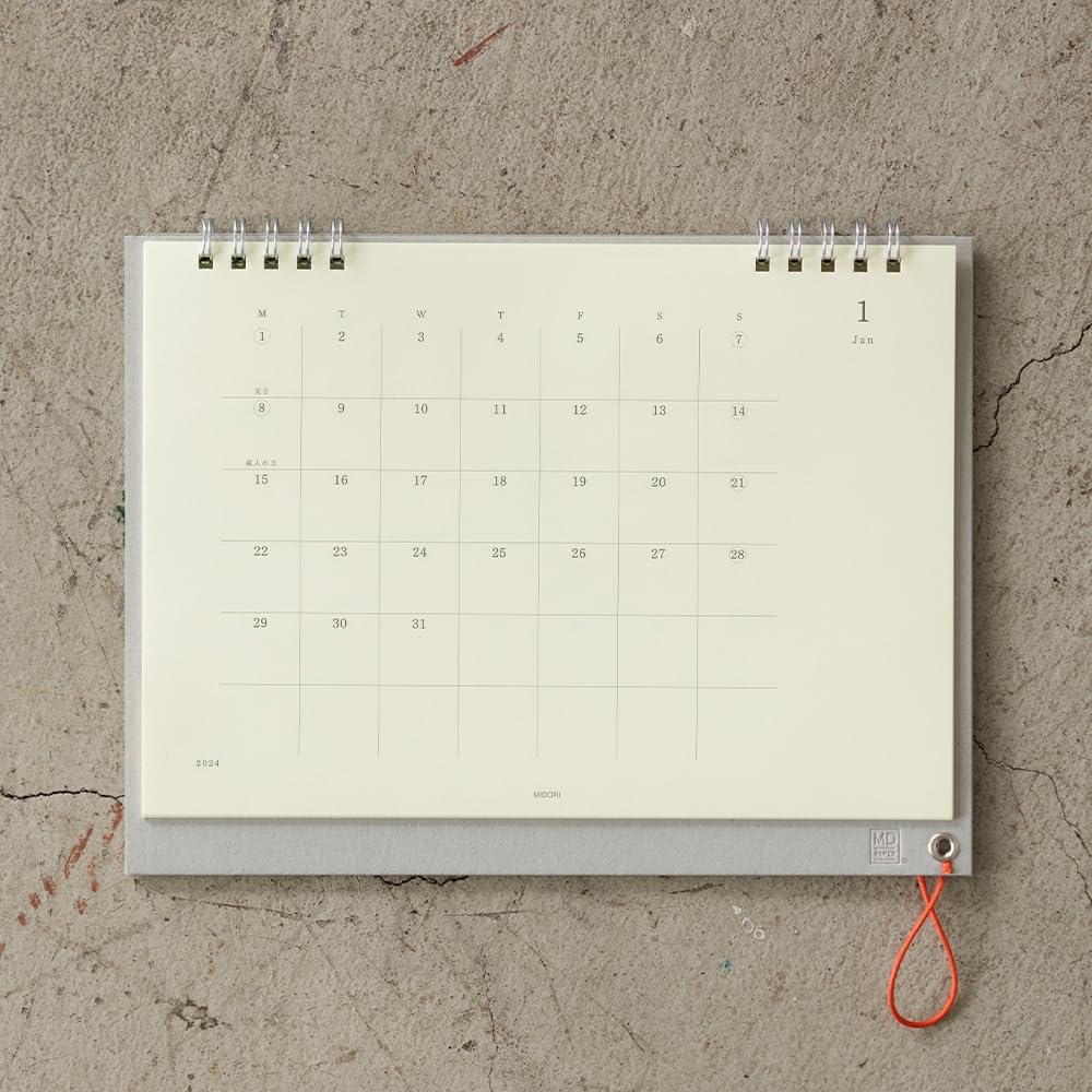 メモやイラスト、アイデアなどを書くのに便利な、おしゃれな卓上カレンダー2024年版